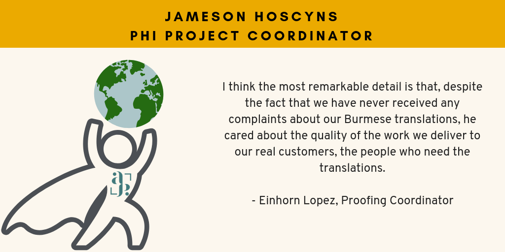 Everybody Needs a Hero: Jameson’s Hero Story